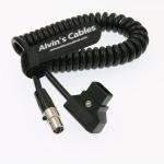 Alvin's Cables TV Logic Monitor Power Cable D Tap to Mini XLR 4 Pin Female for