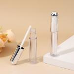 Moisturizing Silver Aluminum Head Cap Plastic Lip Glaze Tube Technology Sense