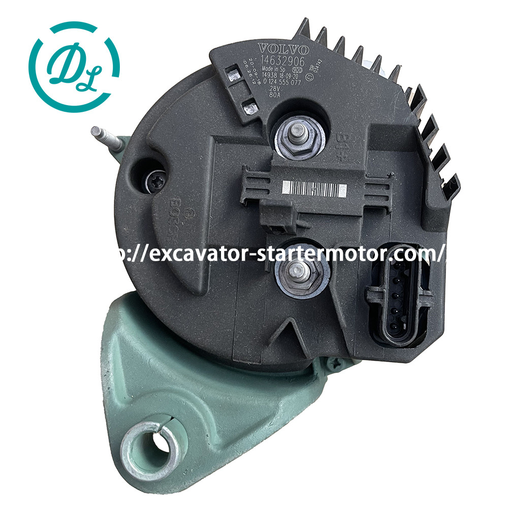 80A Excavator 24 Volt Alternator 0124555009 20409228 19092040 AT330320