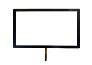 China Antiglare Large 5 Wire Resistive Touch Screen Panel For Kiosk FPC Length 110mm on sale