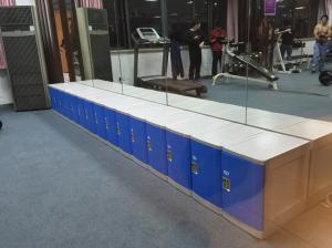 Wholesale Rustproof Clover Keyless Plastic Gym Lockers 5 Tier 1810 * 310 * 460mm from china suppliers
