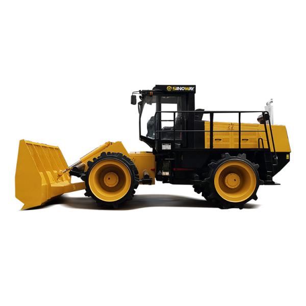 250KW Engine Power Building Construction Equipments With Rammer Drum One Year