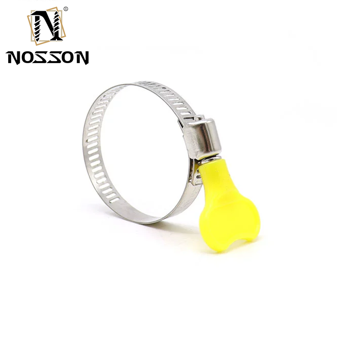 Metric Measurement System Stainless Steel Adjustable Hose Clips and Quick Release Hose Clamps with ZINC Finish Durable
