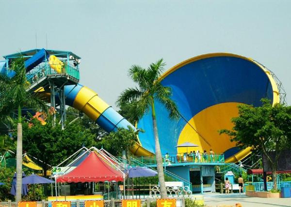 Quality Big Holiday Resort Tornado Water Slide Amusement Water Park Equipments for sale