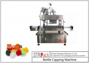China Automatic Linear Capping Machine Press Capper To Tighten And Secure Caps on sale