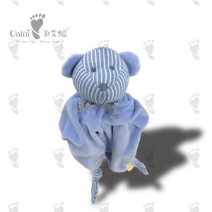 Wholesale Child Friendly Animal Scarf Bear Fannel Comforter Infant Soothing Towel from china suppliers