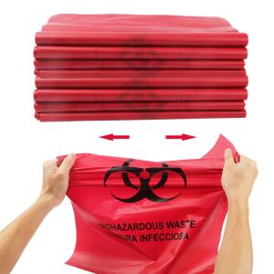 Wholesale Red Biohazard Hazardous Waste Disposal Bags DOT ASTM Standards for Hospital Use from china suppliers