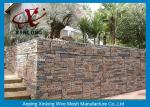 Galfan Galvanized Gabion Box , Gabion Wall Baskets For Riverbed Garden
