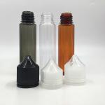 Childproof Screw Cap Round Liquid Dropper Bottle / E Liquid Bottle Screen