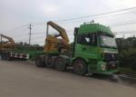 3 Axle Truck Mounted Crane Container For Transportation Self Loading