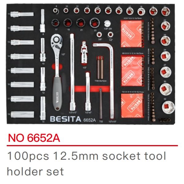 318 Pcs Aluminium Automobile Repair Tools 7 Drawer Removable Cabinet Tool Trolley
