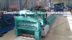 Galvanized / Aluminum Roof Sheet Glazed Tile Roll Forming Machine with two
