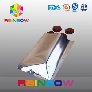 Wholesale Customized Size No Printing Three Side Sealed Aluminum Foil Pouch Food Packaging from china suppliers