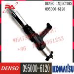 095000-6120 Komatsu Fuel Injectors For PC600 Excavator 6261-11-3100 Diesel