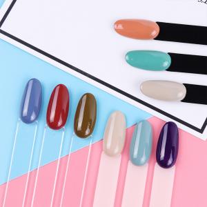 China Round Head Nail Care Tools Acrylic Fake Nail Customized Size For Display Nail Polish Chart on sale