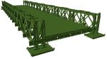 Durable Industrial Prefab Steel Bridge Construction Galvanized Modular Steel
