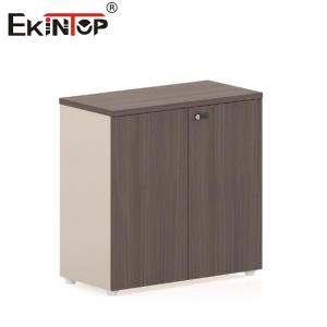 Wholesale Wooden Small Bookcase File Cabinet in Walnut Color with Modern Style from china suppliers