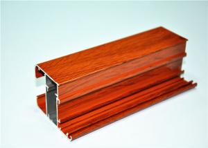 Wholesale Anodized / Mill Finished Wood Grain Aluminium Extruded Profiles , 6063 T5 from china suppliers