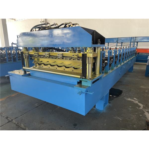 Wire Electrode Tile Roll Forming Machine 11 Stations Cutting Structure 8m / Min