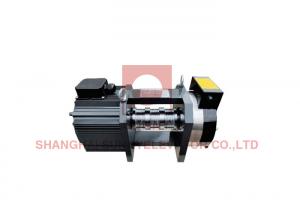 China Elevator Gearless Traction Machine Permanent Magnet Synchronous Grooved Belt on sale