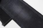 11.2 Oz Black And Black Backside Crosshatch Slub Denim Fabric