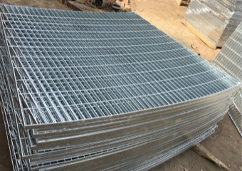 Industrial Galvanized Press Locked Grid Floor Steel Welded Bar Grating All Types