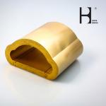 Corrosion Resistant Brass Handrail , CuZn39Pb3 Brass Stair Railing