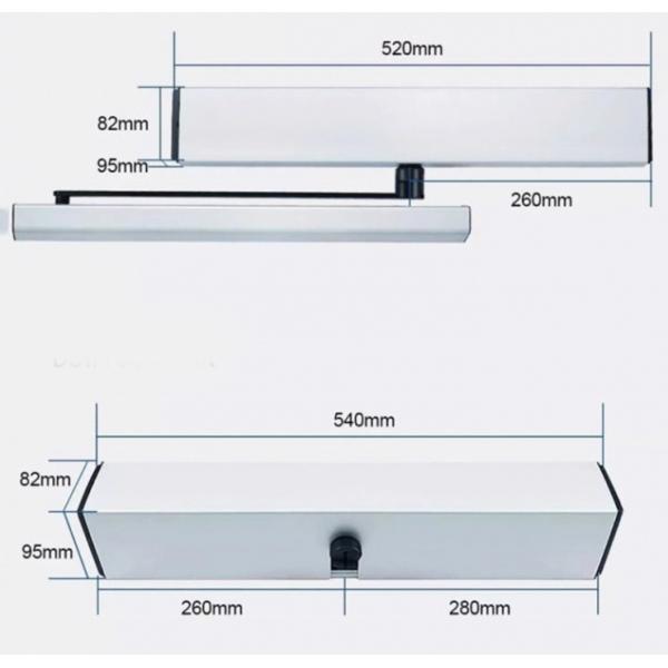 Adjustable Speed Anti Wind Touchless Automatic Door Opener