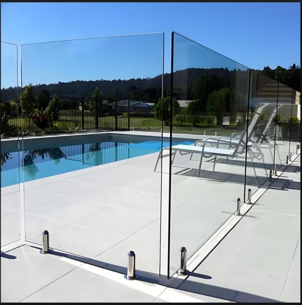 Laminated Glass Balcony Fencing Railing Shatterproof Noise Reduction ADA