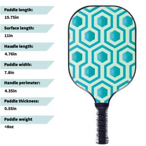 Wholesale USAPA Approved 13mm Thick Graphite Carbon Fiber Pickleball Paddle for Age Group 5-80 from china suppliers