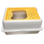 EasyClean SplashProof Stainless Steel Cat Litter Box Enclosed Extra Large