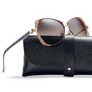 Wholesale Retro Engraving 143MM Metal Frame Custom Polarized Sunglasses UV400 from china suppliers