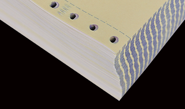 210mmx101mm 80 CB White CMYK Continuous Computer Printing Paper