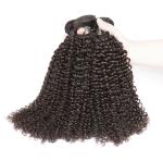 Natural Color #1B Malaysian Hair Extensions / Virgin Human Hair Bundles