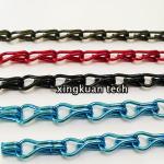 Aluminum Double Hook Chain Link Curtain , Aluminum Chain Door Curtain