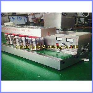 Wholesale peanut butter glass bottle sealing machine, sesame paste bottler sealer from china suppliers