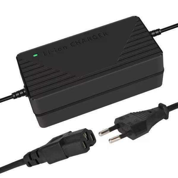 48V 8A Charger for 16S 3.2V LiFePO4/13S 14S 3.7V Li-Ion Battery Pack AC100-240V