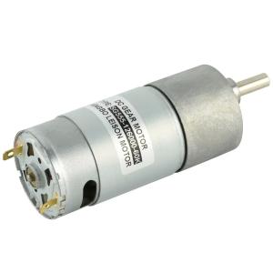China Dia 37mm Electric Gearbox Motor 12v Low Rpm Gear Dc Motor on sale