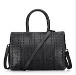 Genuine Leather Totes Bags Patchwork Shoulder Bags Versatile Clutch Bags