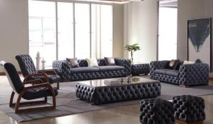 Wholesale leather sofa,Italian design, luxury sofa 1+2+3,different colour option,customized sofa size. from china suppliers