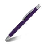 Classy Soft Coating Metal Ball Pen 1.0mm Tip Clip Ballpoint Pen Customized Logo