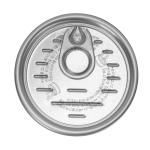 211#-2 OEM Easy Open Lid , Metal Can Lid For 4 Color Coffee Tin Cans