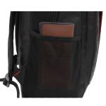 600D Polyester 15.6 Inch Office Laptop Bags , Business Backpack Men In Black