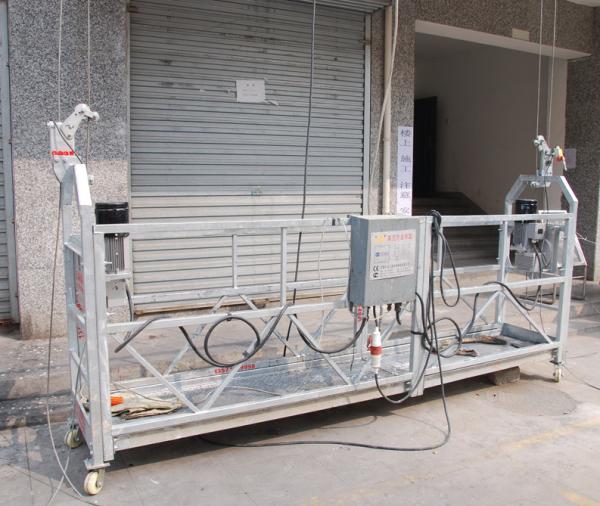 7.5M Steel Aerial Lifting Suspended Platform Cradle Building Maintenance