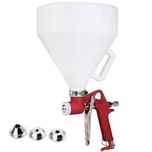 Wholesale Air Texture Penumatic Tool 6000ml Air Hopper Gun Wall Painting Spray Gun 3 Additional Nozel (4.0mm,6.0mm,8.0mm) from china suppliers