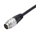 M12 Soldering Cylindrical 4 Pin Male Female Wire Connectors Automotive IP67 Ip68