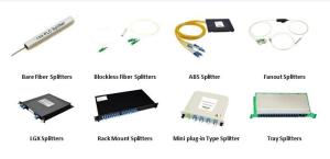 Wholesale 1U Rack Mount 1x2 1x4 1x8 1x16 1x32 1x64 Fiber Optic PLC Splitter SC APC Connector from china suppliers