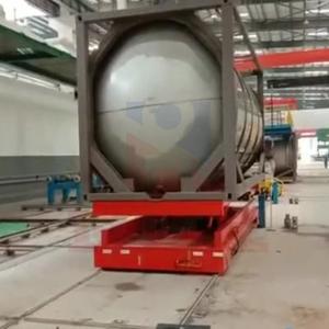 Wholesale 12T Steel Frame Rail Transfer Cart , Low Voltage Heavy Load Transfer Trolley from china suppliers