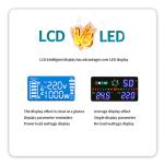 1000W 220V Home Car LCD Screen High Power Converter Inverter With Mppt Charge