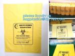 Temperature indicator bags, indicator white block, Plastic autoclave sterilisati